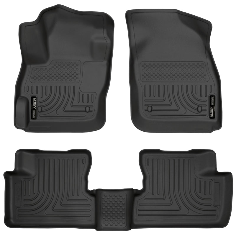 Husky Liners 98631 10-12 Mazda 3 WeatherBeater Combo Black Floor Liners
