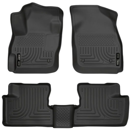 Husky Liners 98631 10-12 Mazda 3 WeatherBeater Combo Black Floor Liners