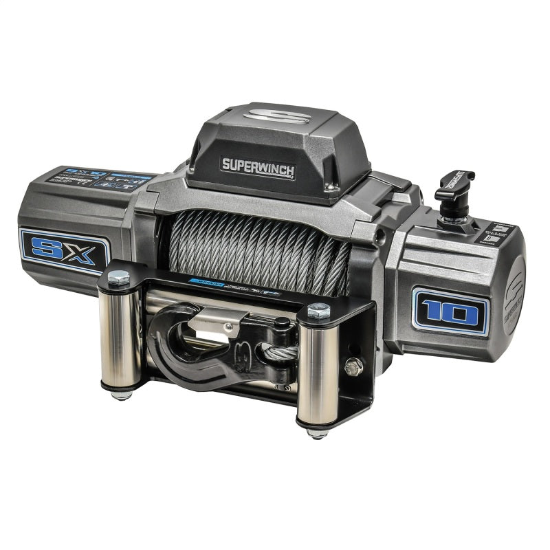 Superwinch 1710200 10000 LBS 12V DC 3/8in x 85ft Wire Rope SX 10000 Winch