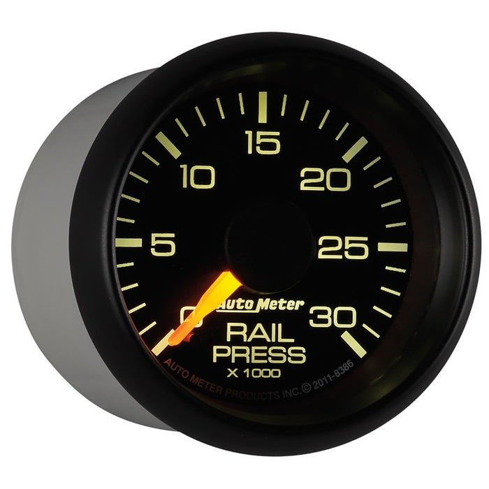 AutoMeter 8386 Autometer Factory Match 52.4mm Digital Stepper Motor 0-30,000 PSI Diesel Fuel Rail Pressure Gauge