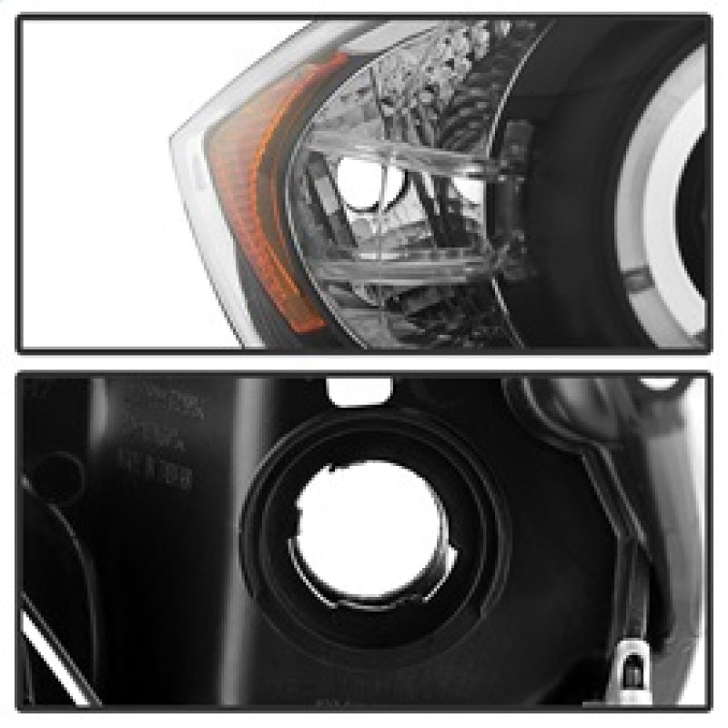 SPYDER 5009005 Spyder BMW E90 3-Series 06-08 Projector LED Halo Amber Reflector Rplc Bulb Blk PRO-YD-BMWE9005-AM-BK