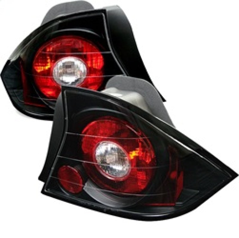 SPYDER 5004369 Spyder Honda Civic 01-03 2Dr Euro Style Tail Lights Black ALT-YD-HC01-2D-BK