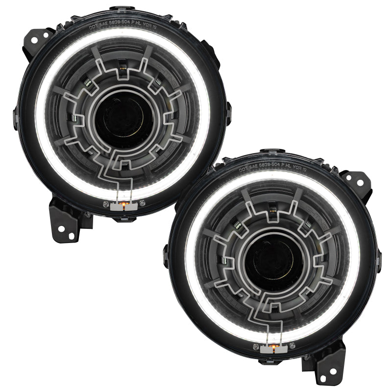 ORACLE Lighting 5839-111 Oracle Lighting 18-22 Jeep Wrangler JL Oculus Bi-LED Projector Headlights