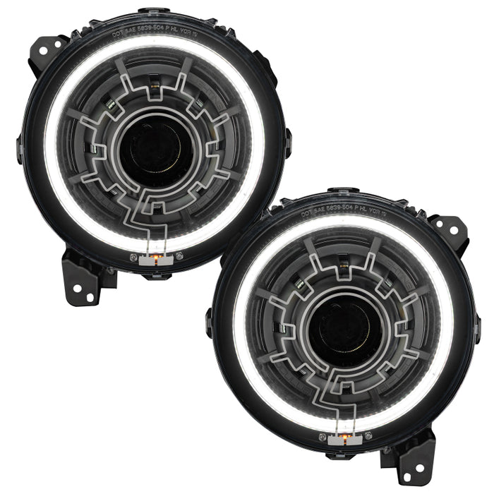 ORACLE Lighting 5839-111 Oracle Lighting 18-22 Jeep Wrangler JL Oculus Bi-LED Projector Headlights