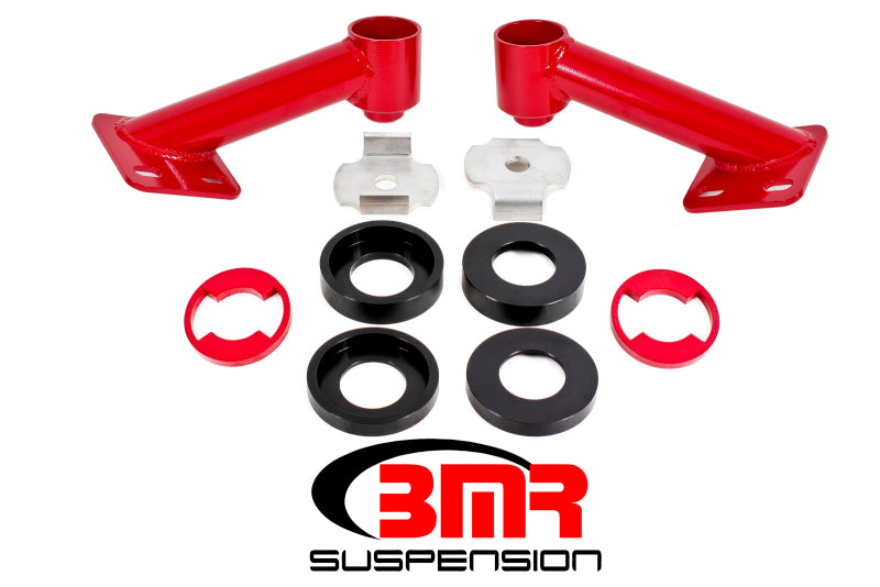 BMR Suspension CB005R BMR 15-17 S550 Mustang Cradle Bushing Lockout Kit - Red