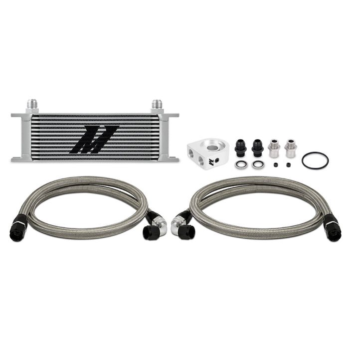 Mishimoto MMOC-U13SL Universal 13 Row Oil Cooler Kit (Silver)