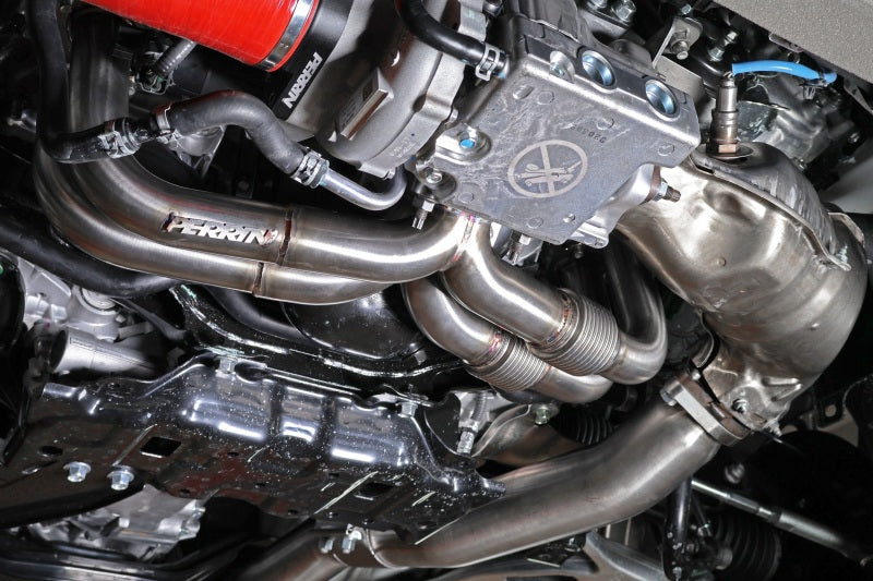Perrin Performance PSP-EXT-058 PERRIN 22-25 Subaru WRX / 20-25 OBXT & LXT / 19-25 Ascent Equal Length Header - Brushed SS