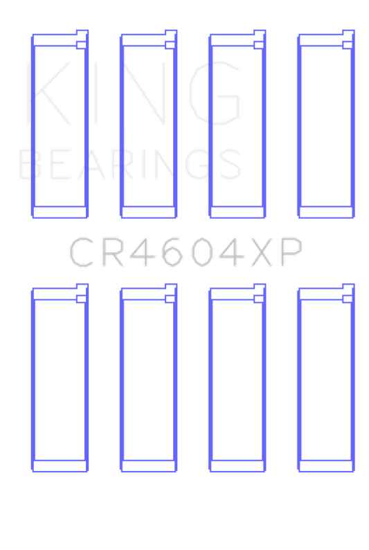 King Engine Bearings CR4604XP King 07-09 Mazdaspeed 3 L3-VDT MZR DISI (t) Duratec High Performance Rod Bearing Set - Size STD