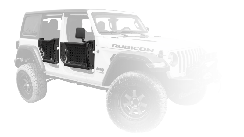 Body Armor 4x4 JL-6150 2018+ Jeep Wrangler JL and Gladiator JT Trail Doors Rear Pair