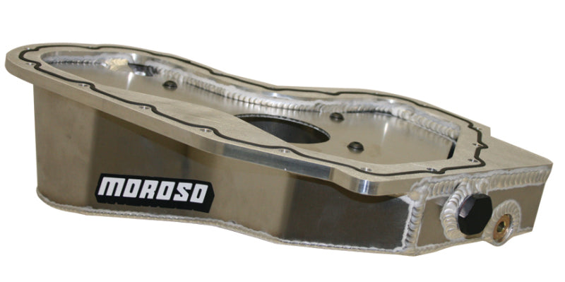 Moroso 20971 Lotus/Toyota 2GR-FE/Z Road Race Baffled Wet Sump 6.25qt Stock Depth Aluminum Oil Pan