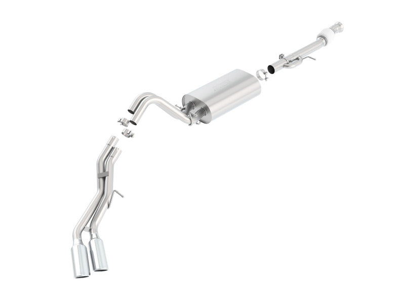 Borla 140560 15-16 Cadillac Escalade ESV 6.2L Auto Trans Dual Round Rolled Truck Side Exit Catback Exhaust