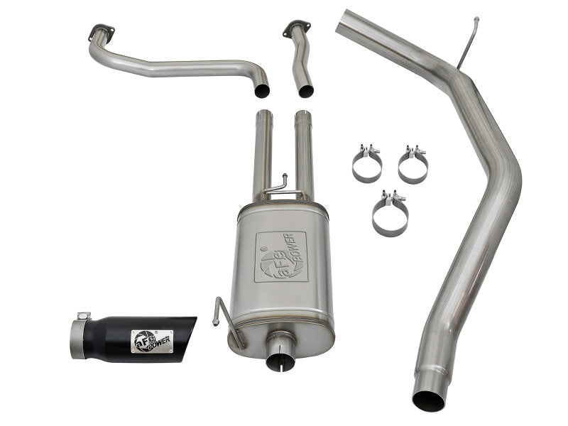 aFe 49-46125-B MACHForce XP 2.5in Cat-Back Exhaust System w/ Black Tip Nissan Frontier 17-19 V8-5.6L