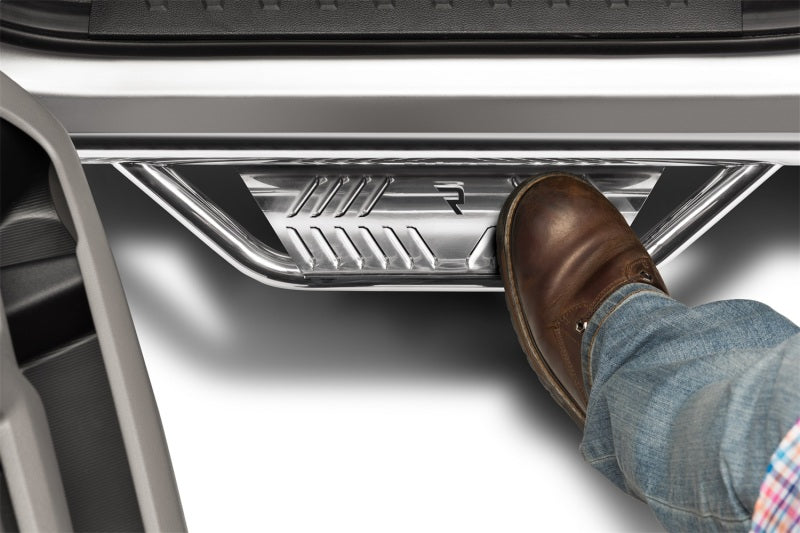 N-Fab HPD1594QC-6-SS Podium SS 15.5-17 Dodge RAM 1500 Quad Cab 6.4ft Standard Bed - Polished Stainless - 3in