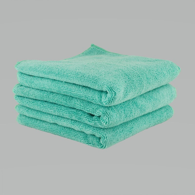 Chemical Guys MIC36403 Workhorse Microfiber Towel (Exterior)- 24in x 16in - Green - 3 Pack