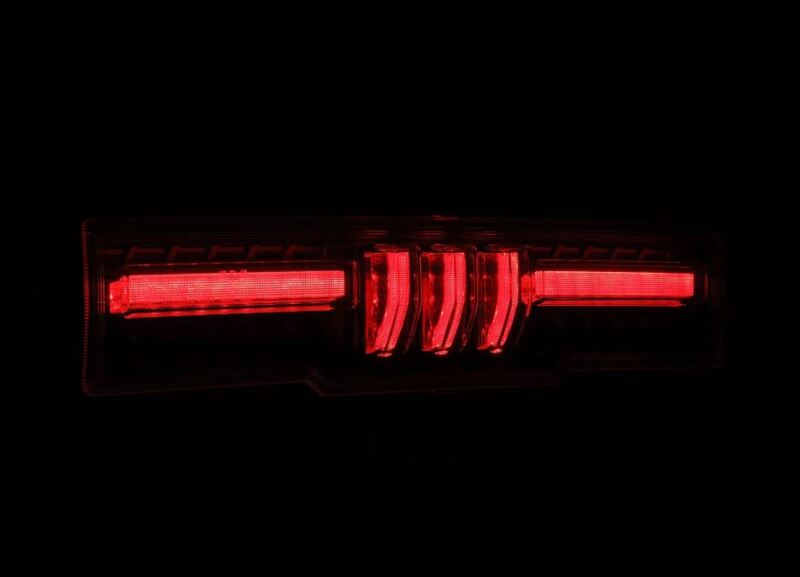 AlphaRex 220050 21-24 Toyota GR86 / 21-24 Subaru BRZ NOVA-Series Prismatic LED Fourth Brake Light Blk Smoke