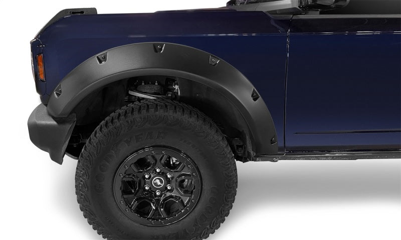 Bushwacker 20960-02 2021+ Ford Bronco 4-Door Pocket Style Flares 4pc - Black