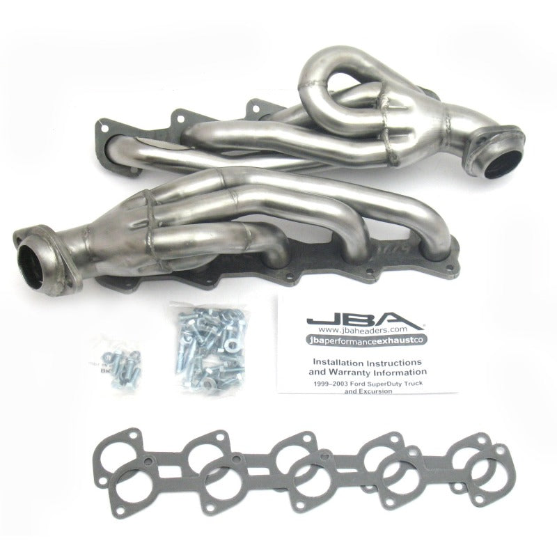 JBA 1669S 99-04 Ford Truck 6.8L 2V V10 w/o EGR 1-1/2in Primary Raw 409SS Cat4Ward Header