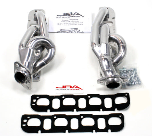 JBA 1961S-2JS 09-19 RAM 5.7L HEMI 1-5/8in Primary Silver Ctd Cat4Ward Header