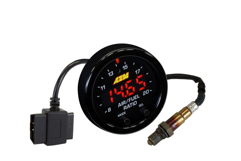 AEM 30-0334 X-Series OBDII Wideband UEGO AFR Sensor Controller Gauge