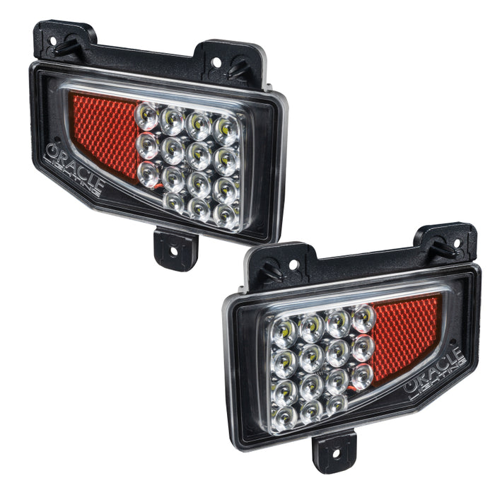 ORACLE Lighting 5881-504 Oracle Jeep Gladiator JT Rear Bumper LED Reverse Lights w/ Plug & Play Harness - 6000K