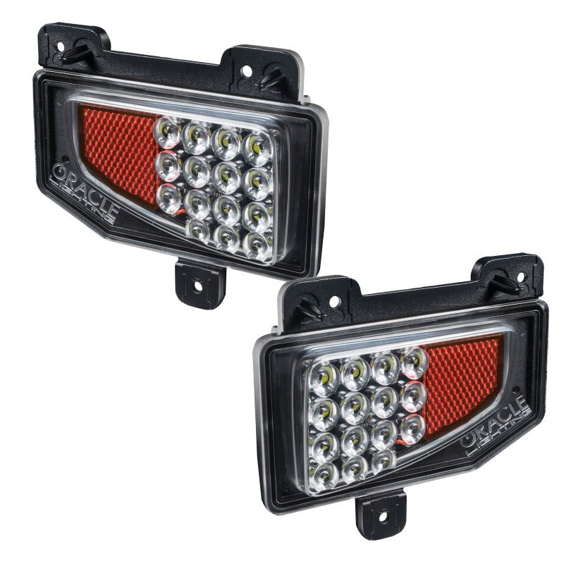 ORACLE Lighting 5881-504 Oracle Jeep Gladiator JT Rear Bumper LED Reverse Lights w/ Plug & Play Harness - 6000K