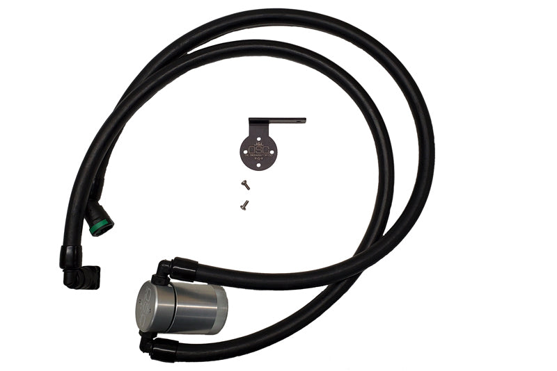J&L 3028P-C 2021-2025 Ford F-150 3.5L Passenger Side Oil Separator 3.0 - Clear Anodized
