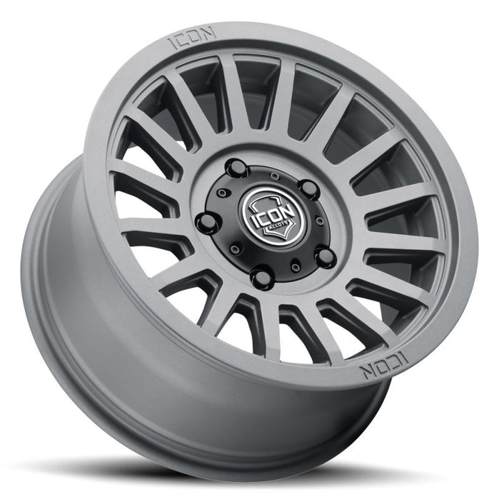 ICON 3617858347CH Recon SLX 17x8.5 6x5.5 BP 0mm Offset 4.75in BS 106.1mm Bore Charcoal Wheel