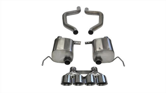 CORSA Performance 14766 Corsa 17-19 Chevy Corvette Z06 (Grand Sport Only) 3in Axle Back Xtreme Exhaust Pol Quad 4.5in Tip