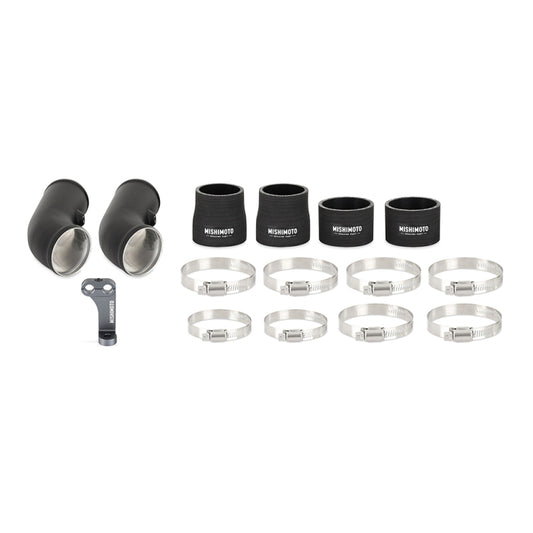 Mishimoto MMICP-F10-12MWBK 12-16 BMW F10 M5 Intercooler Pipe Kit Micro Wrinkle Black