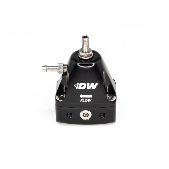 DeatschWerks 6-1001-FRB DWR1000iL In-Line Adjustable Fuel Pressure Regulator - Black