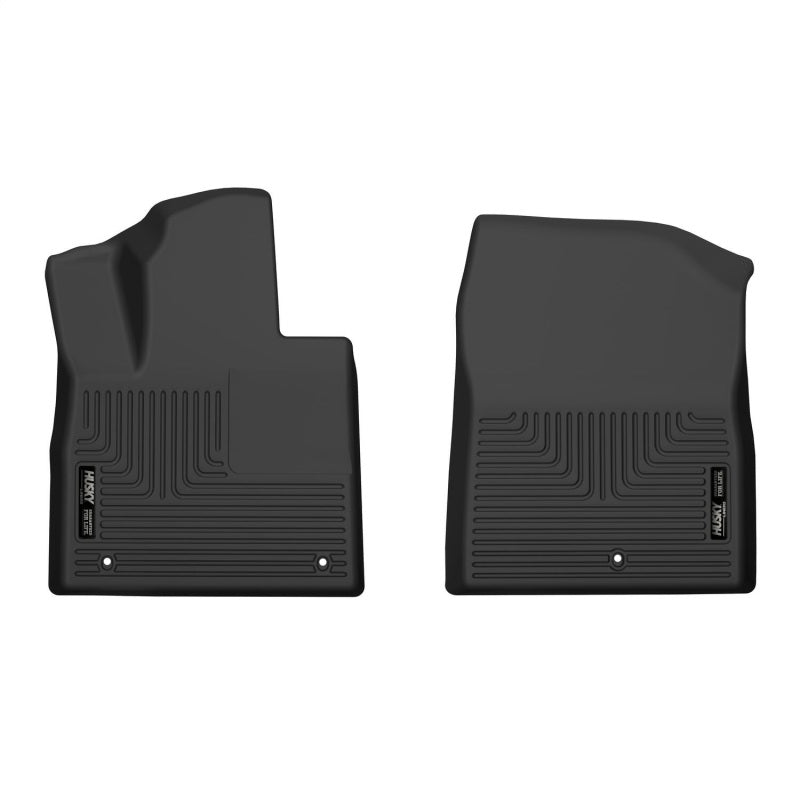 Husky Liners 53881 21-22 Hyundai Santa Fe X-Act Contour Front Floor Liners - Black