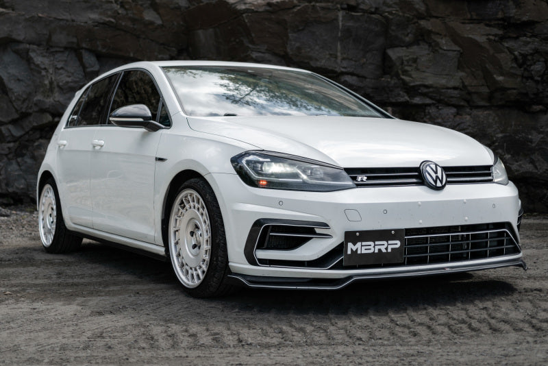 MBRP S46033CF 15-19 VW Golf R MK7/MK7.5 3in T304 Cat Back Exhaust w/ Carbon Fiber Tips