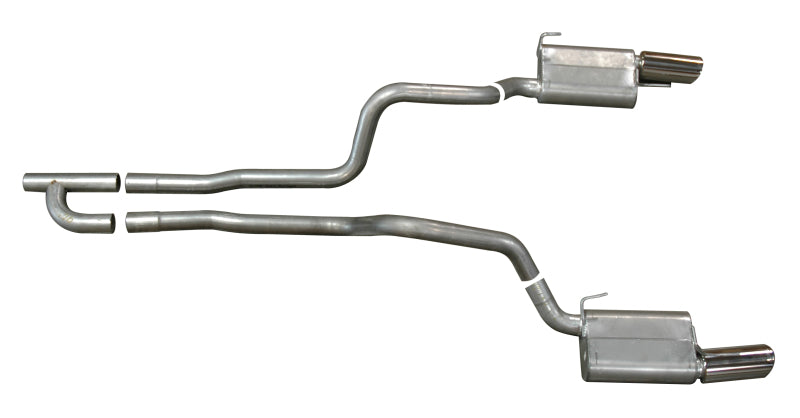 Gibson 319005 05-10 Ford Mustang Base 4.0L 2.5in Cat-Back Dual Exhaust - Aluminized