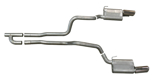 Gibson 319005 05-10 Ford Mustang Base 4.0L 2.5in Cat-Back Dual Exhaust - Aluminized