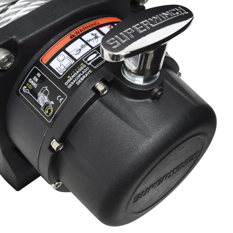 Superwinch 1595200 9500 LBS 12V DC 11/32in x 95ft Steel Rope Tiger Shark 9500 Winch