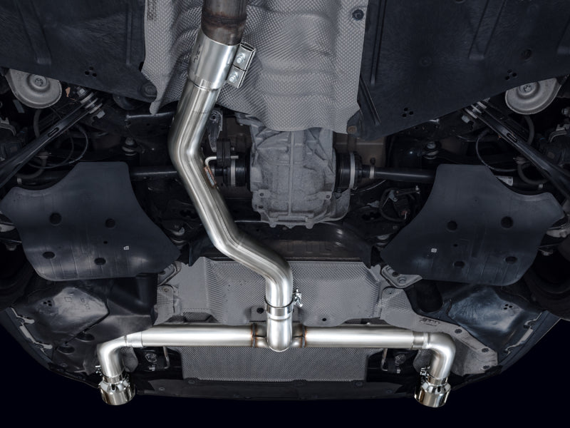 AWE Tuning 3020-32429 AWE 19-23 BMW 330i / 21-23 BMW 430i Base G2X Track Edition Axle Back Exhaust - Chrome Silver