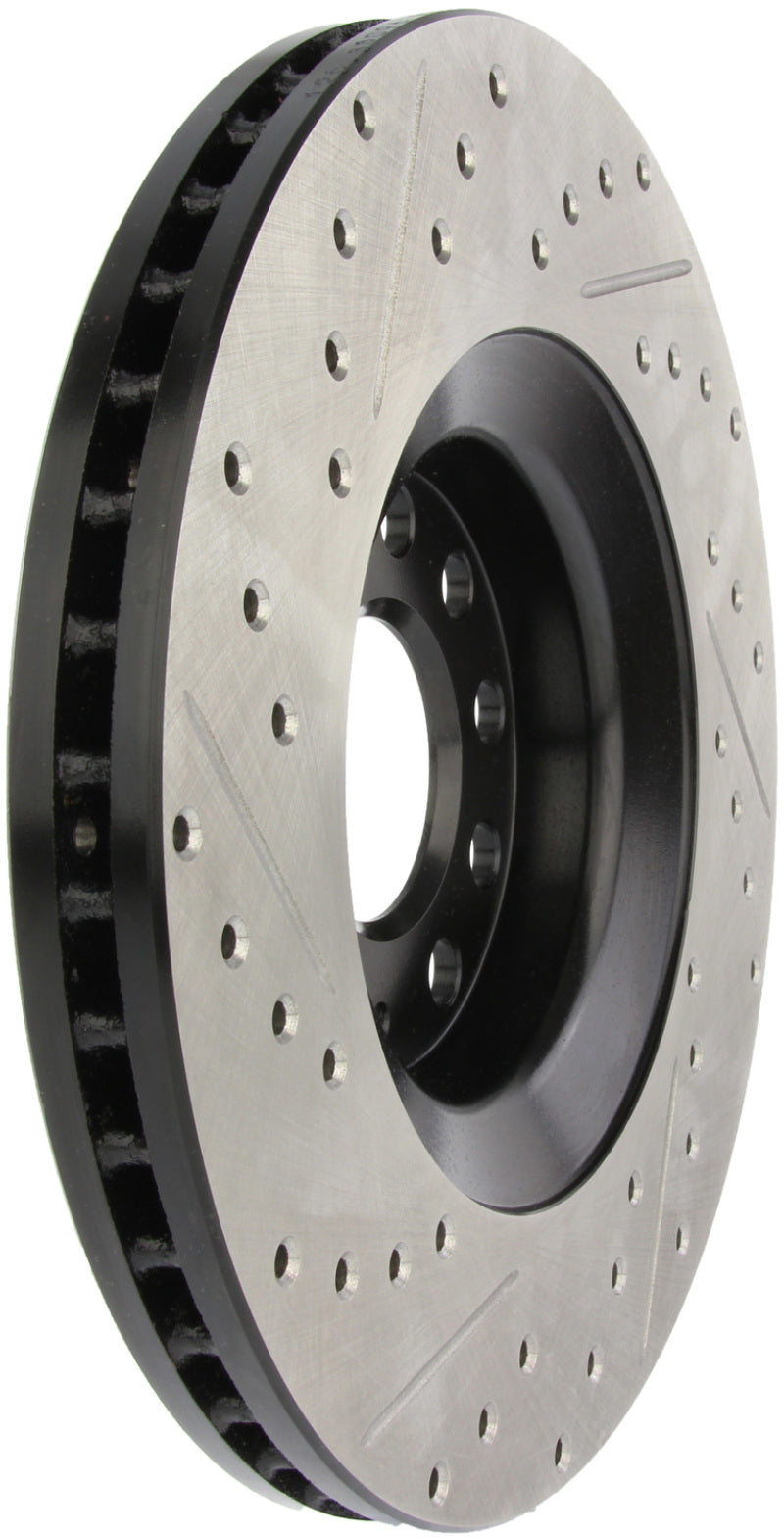 Stoptech 127.33096L StopTech 05-06 Audi A4 Quattro/ 02-04 A6 Quattro / 99-02 S4 Front Left Slotted & Drilled Rotor