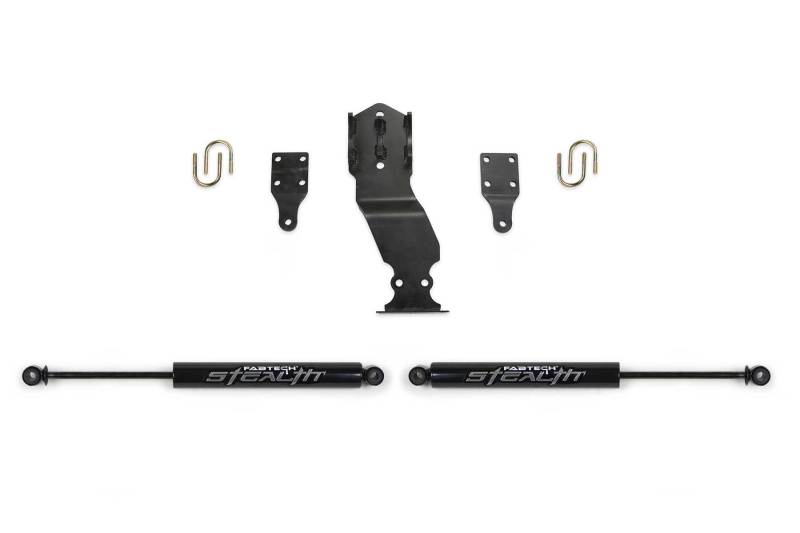 Fabtech FTS22302 17-20 Ford Superduty 4WD Stealth Dual Steering Stabilizer Kit