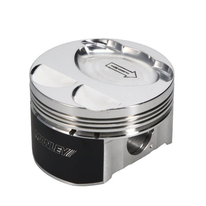 Manley Performance 630002C-4 Manley MazdaSpeed 3 MZR 2.3L 87.75mm Bore -13.3cc Dome 9.5:1 CR Pistons w/ Rings - Set of 4