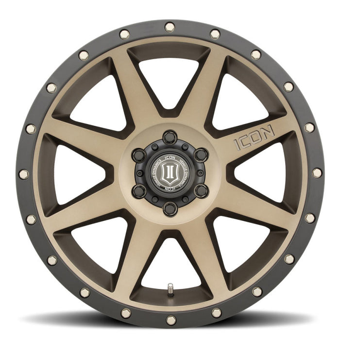 ICON 1820908350BR Rebound 20x9 6x5.5 0mm Offset 5in BS Bronze Wheel