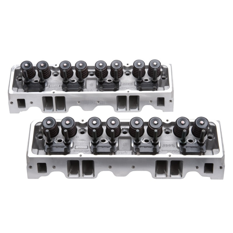 Edelbrock EDE5073 SBC E-Street Cylinder Heads - 70cc 2.02/1.60