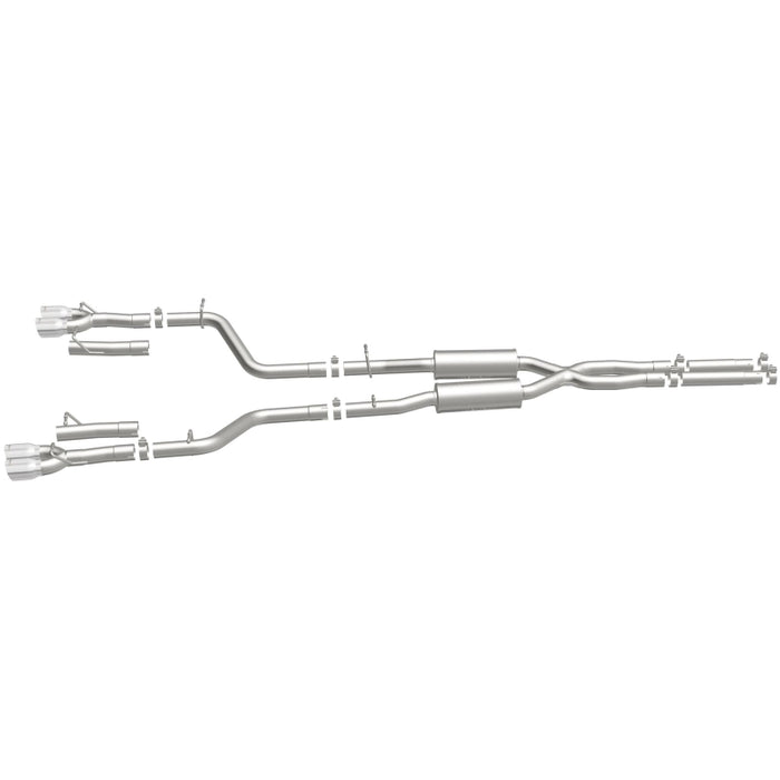 Magnaflow 19217 MagnaFlow Cat-Back, SS, 2.5in, Quad Split Rear 3.5in Tip 2015 Dodge Challenger 3.6L V6