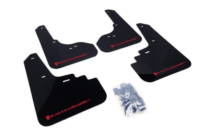 Rally Armor MF4-UR-BLK/RD 05-09 Subaru Legacy / Outback Black UR Mud Flap w/Red Logo