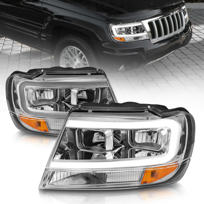ANZO 111538 ANZ Crystal Headlights