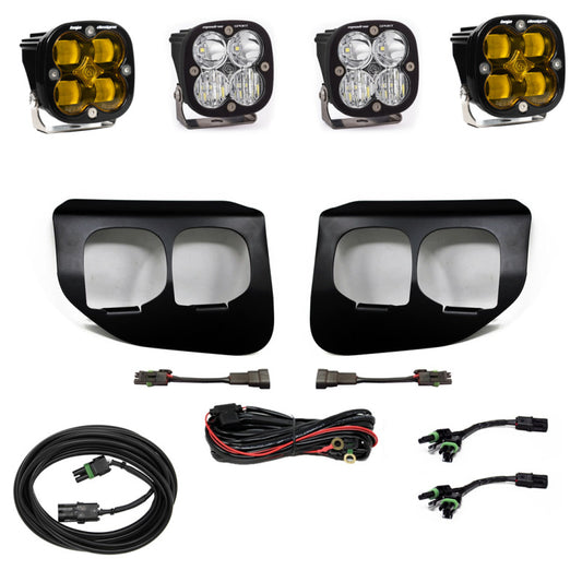 Baja Designs 447739 Ford Super Duty (20-On) Fog Lights Dual FPK Amber SAE/Sport DC