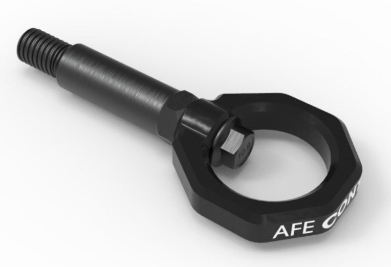 aFe 450-721001-B Control Front Tow Hook Black 20-21 Toyota GR Supra (A90)