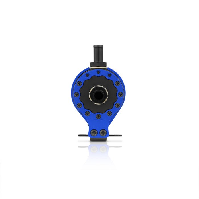 Mishimoto MMBCC-UNI-BL Universal Baffled Oil Catch Can - Blue