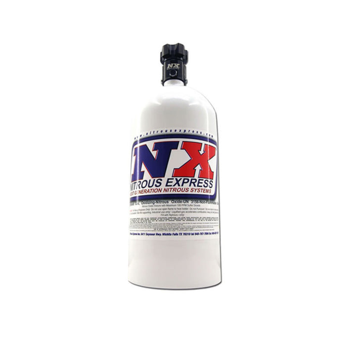 Nitrous Express 11050 5lb Bottle w/Lightning 500 Valve (5.25 Dia x 17.64 Tall)