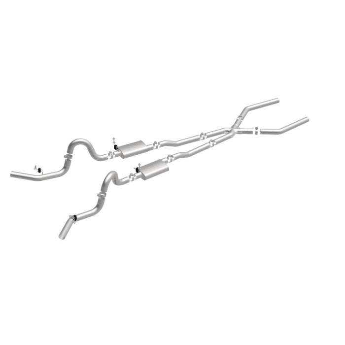 Magnaflow Perf Exhaust MAG15898 68-72 GM A Body 3in Dual Exhaust System