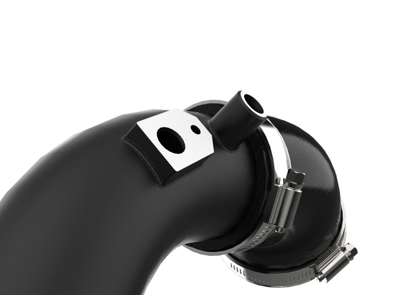 aFe 46-20468-B BladeRunner 2 1/2in Intercooler Hot Side Charge Pipe 18-21 Jeep Wrangler JL L4-2.0L (t) - Black